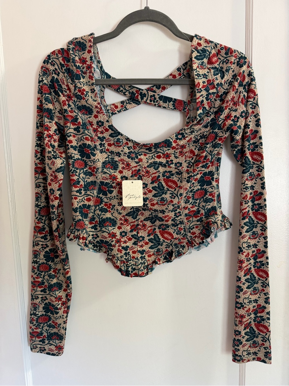 NWT Free People Womens Melanie Long Sleeve size Small